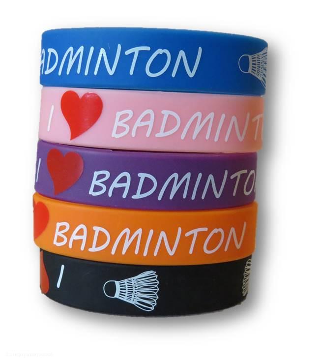 Náramek I love badminton