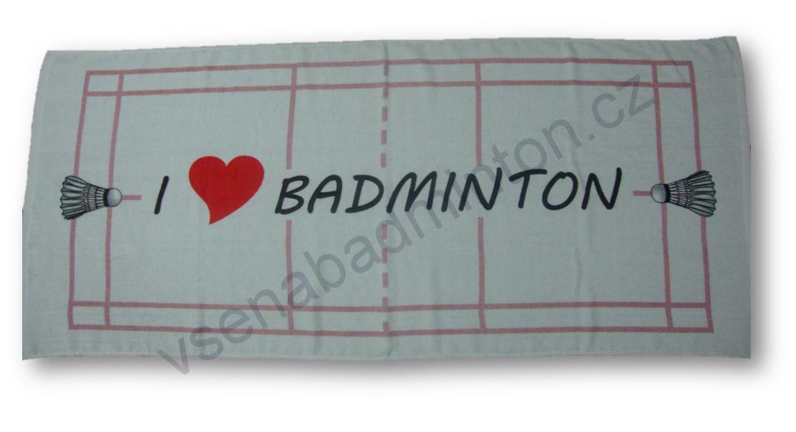 Osuška I love badminton